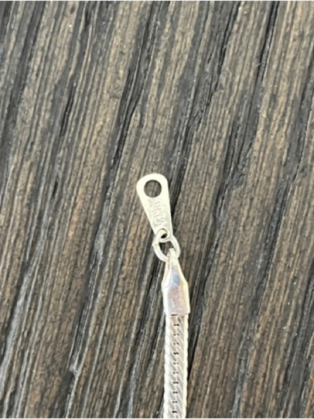 Genuine Sterling Silver Herringbone Bracelet